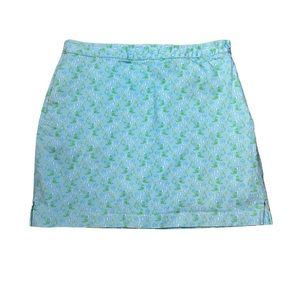 EP Pro Women’s Sz 14 Seahorse Print Athletic Golf Skort Side Zip